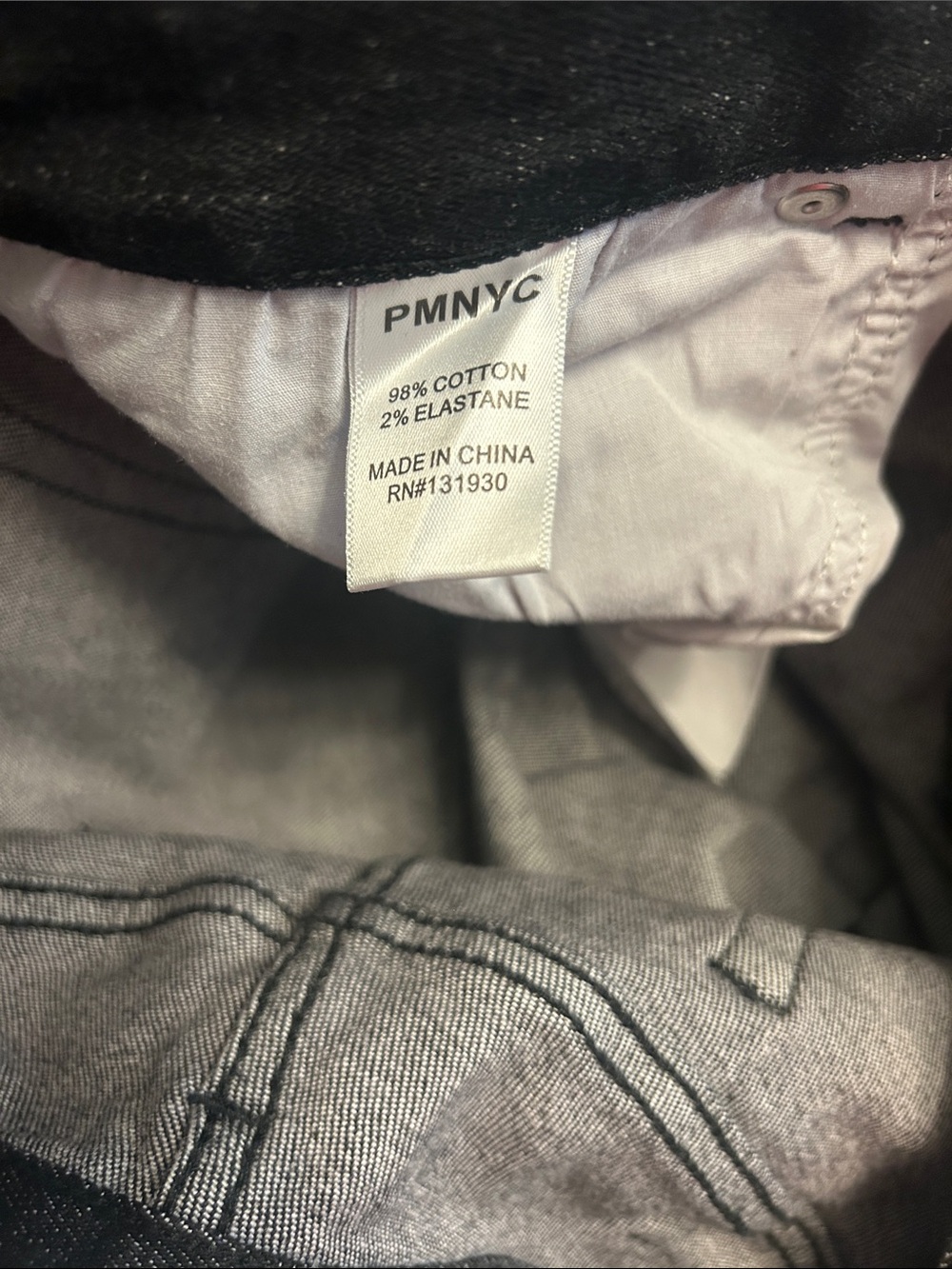 Peter Manning Men’s Black Slim Fit Jeans - Picture 8 of 8